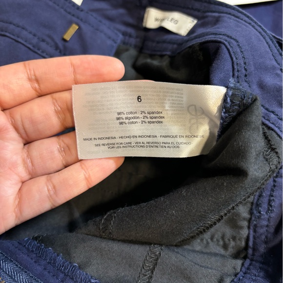 Anne Klein Wide Leg Pants in Blue | Sz 6 | NWT - Picture 9 of 11